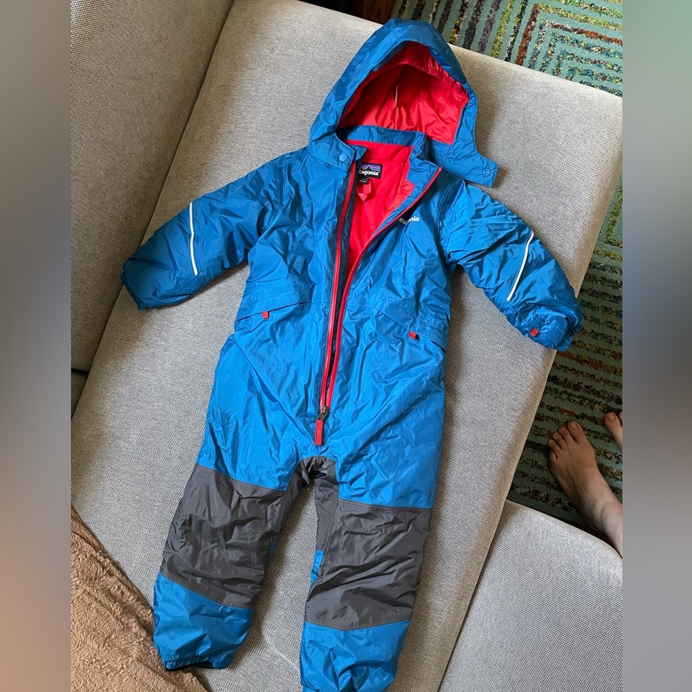 Blue Patagonia Snow Suit 3T